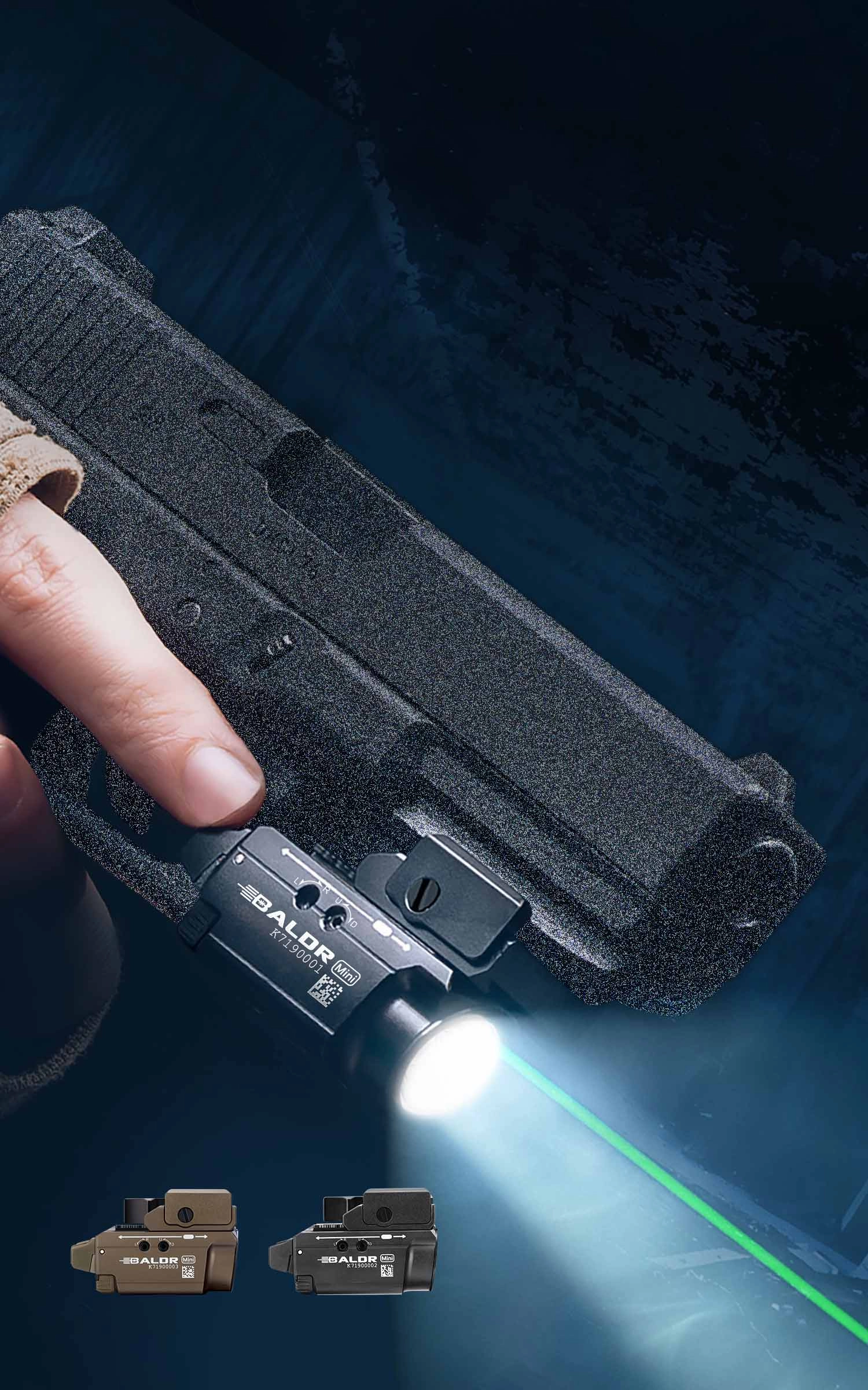 Olight Baldr Mini (600 Lúmenes Linterna Láser Militar) - Olight España