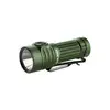 Linterna táctica Olight verde militar con clip de bolsillo y regalo adicional de minilinterna táctica de camuflaje