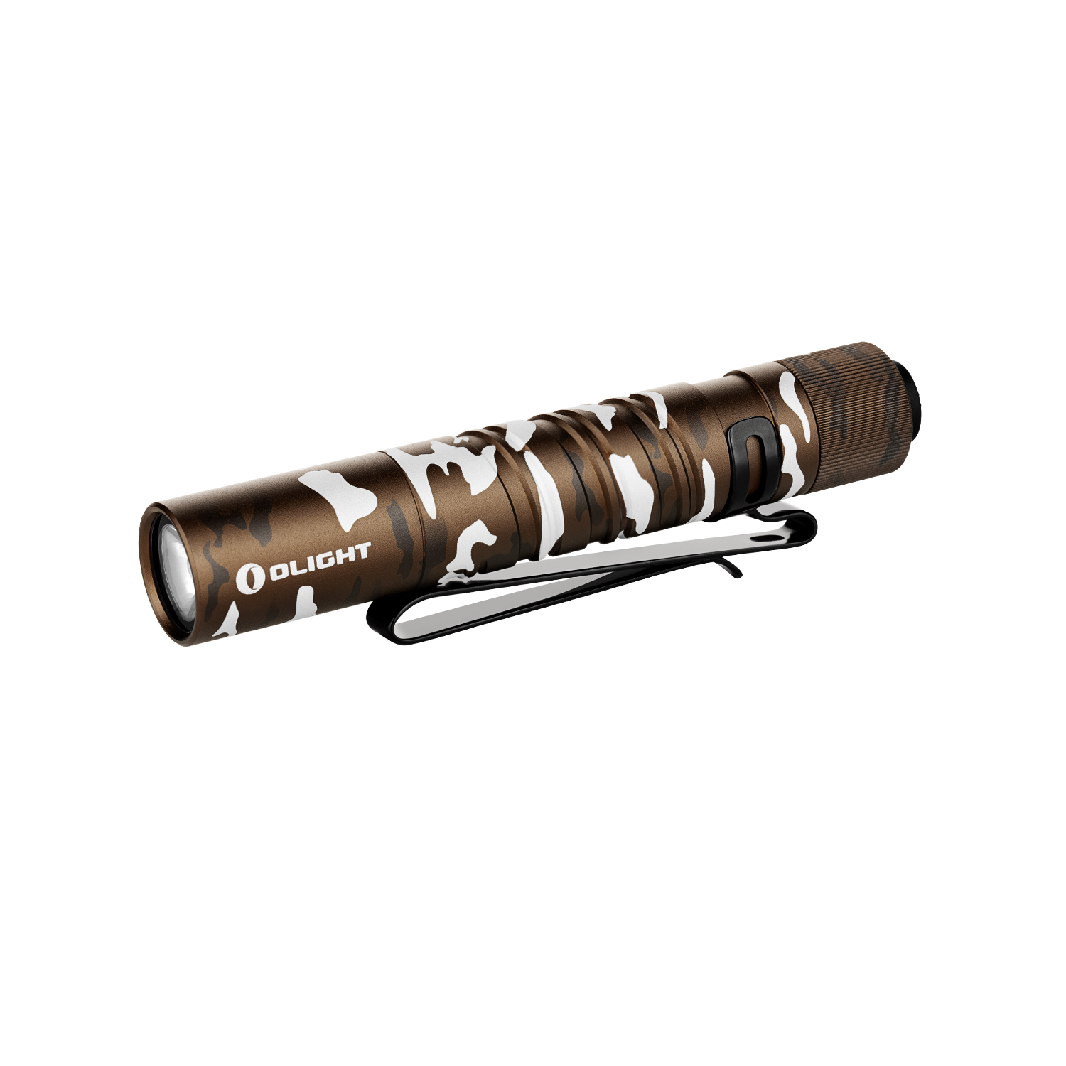 Linterna LED portátil con camuflaje de desierto, luz de mano recargable para camping, caza y tácticas