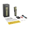 Linterna Olight Seeker Ultra verde OD con caja de empaque y accesorios de carga para aventura al aire libre