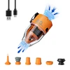 Mini bomba de aire portátil Flextail con cable USB y boquillas para inflar y desinflar de camping