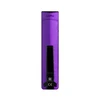 Linterna recargable Arkfeld Pro morada con clip de bolsillo negro sobre fondo blanco