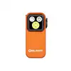 Olight Oclip Pro naranja, vista lateral con clip giratorio para múltiples ángulos de iluminación