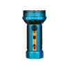 Olight Marauder Mini 2 linterna de color azul con panel naranja, iluminación brillante para actividades al aire libre