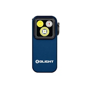 Olight OCLIP PRO, linterna frontal azul para iluminación LED multifuncional, ideal para uso diario o al aire libre