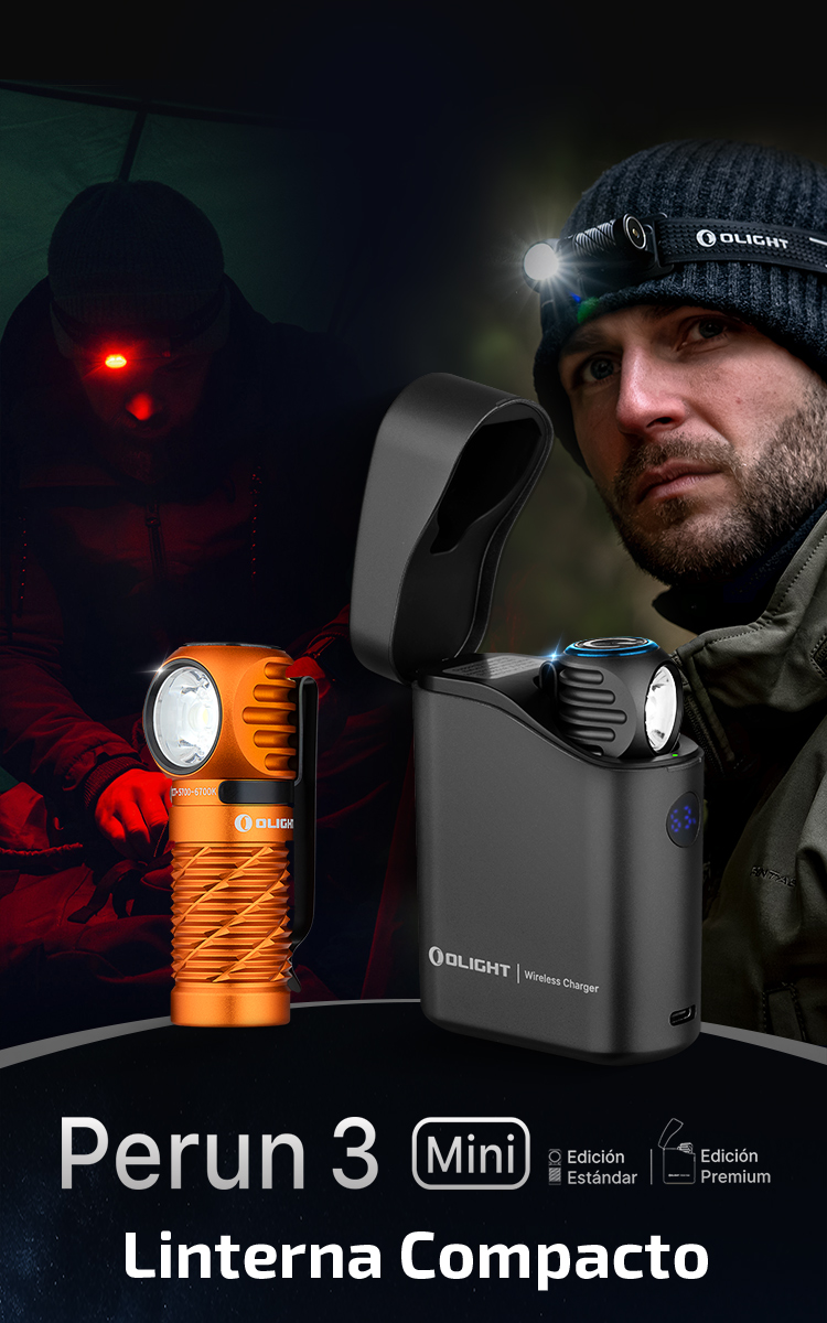 Perun 3 Mini: Iluminación Compacta y Versátil con 1250 Lúmenes