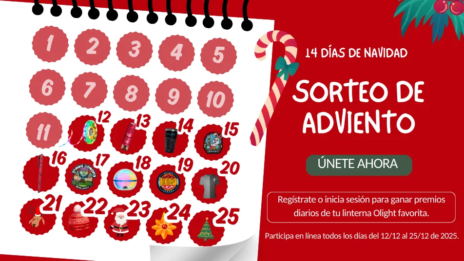 🎅 ¡14 DÍAS DE NAVIDAD CON OLIGHT Y GANA PREMIOS!