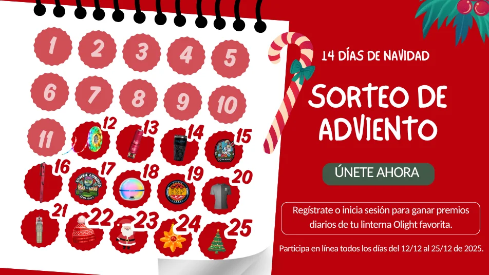 🎅 ¡14 DÍAS DE NAVIDAD CON OLIGHT Y GANA PREMIOS!