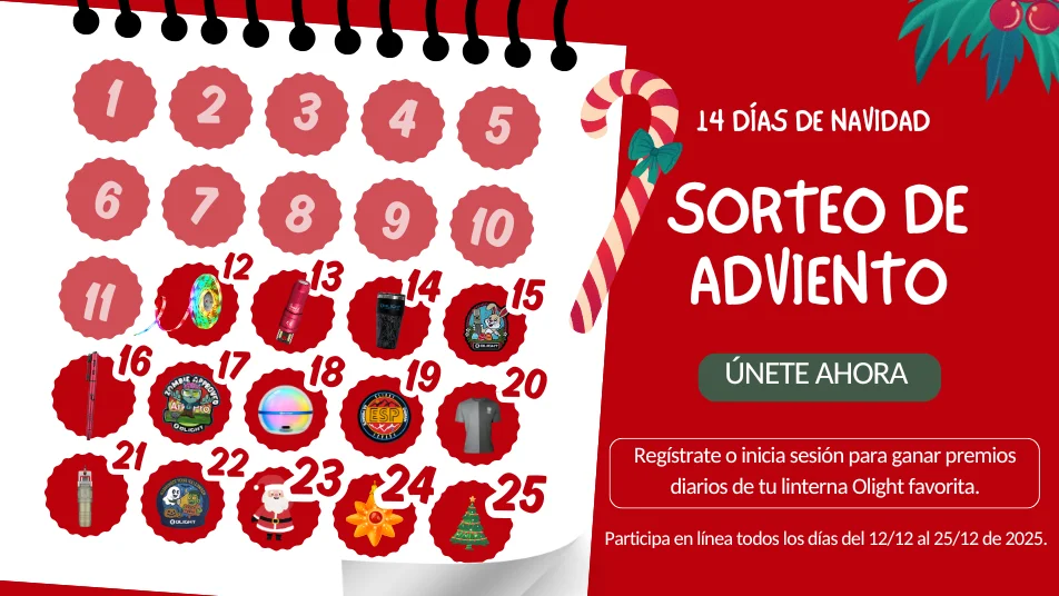 🎅 ¡14 DÍAS DE NAVIDAD CON OLIGHT Y GANA PREMIOS!