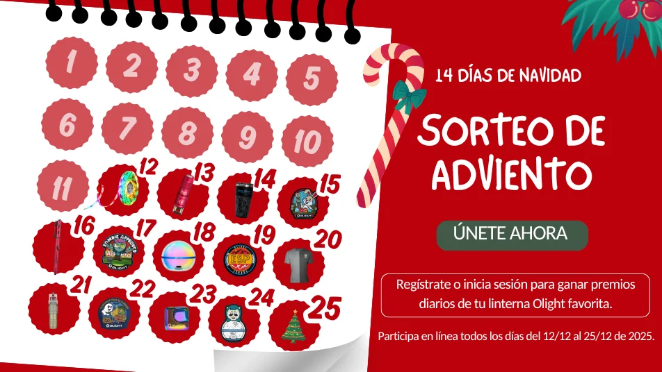 🎅 ¡14 DÍAS DE NAVIDAD CON OLIGHT Y GANA PREMIOS!