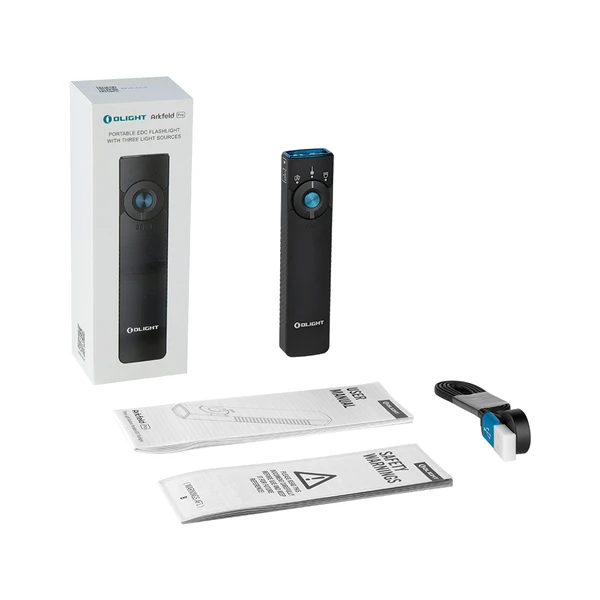 Linterna EDC plana con 3 fuentes de luz Olight Arkfeld Pro