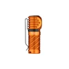 Linterna compacta Olight Perun 3 Mini naranja con clip de bolsillo para uso diario y camping