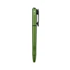 Olight Open 3 verde en vista frontal con clip de bolsillo para escritura diaria.