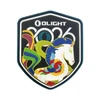 Olight parche de 2026 con caballo de colores y diseño de celebración para coleccionistas