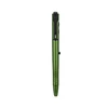 Olight Open 3 verde vista frontal con empuñadura texturizada y clip de bolsillo para escritura y uso diario