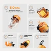 Infatdor portátil Flextail con presión de 5 kPa, batería de larga duración, luz ambiental y 6 boquillas.