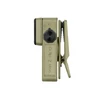 Mini linterna Olight Oclip 2 Ultra verde OD de perfil lateral con clip integrado y luz UV para uso diario EDC