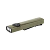 Olight Arkfeld Ultra linterna verde con clip de bolsillo para uso diario y camping al aire libre.