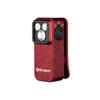 Olight Open Pro linterna roja con patrón, vista frontal con luces múltiples, interruptor giratorio y clip, luz de trabajo recargable multiusos.