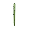 Olight Open 3 verde en vista lateral con textura de agarre para escritura y trabajo diario.