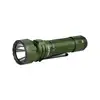 Olight Marauder Mini azul, linterna de alta potencia con luz multicolor para exteriores y rescate.