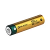 Pila Olight AAA de 950 mAh, 1.2V HR03, color oro y negro, para linternas y dispositivos electrónicos.