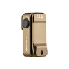 Olight Oclip Pro color champán vista lateral para sujetar de forma segura en la ropa o equipo al aire libre