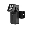Linterna Olight Oclip 2 Ultra negra vista frontal con tres luces LED potentes para camping y uso diario EDC