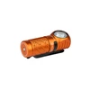 Olight Perun 3 Mini linterna frontal naranja con clip, iluminación manos libres para camping