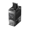 Olight Ostation 2, cargador de pilas AAA y AA de color negro transparente, vista frontal para organizar y recargar baterías de manera eficiente.
