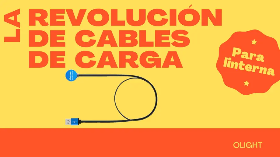 Introducción del Cable de Carga de Linterna Olight