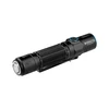 Linterna LED táctica negra Olight Warrior 3S de alta potencia, recargable, con clip de bolsillo.