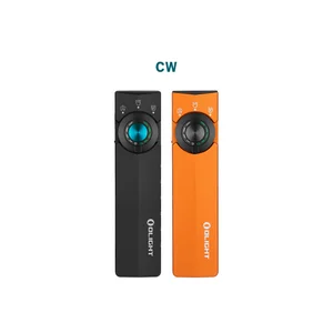 Olight ArkPro Ultra linterna negra, vista frontal con dial de control para iluminación versátil y uso diario
