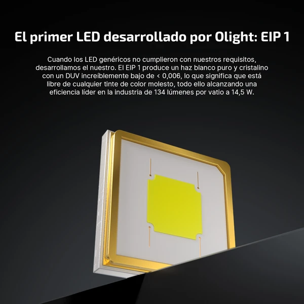 Olight ArkPro Linterna EDC Recargable Potente 1700 lm Luz UV Láser