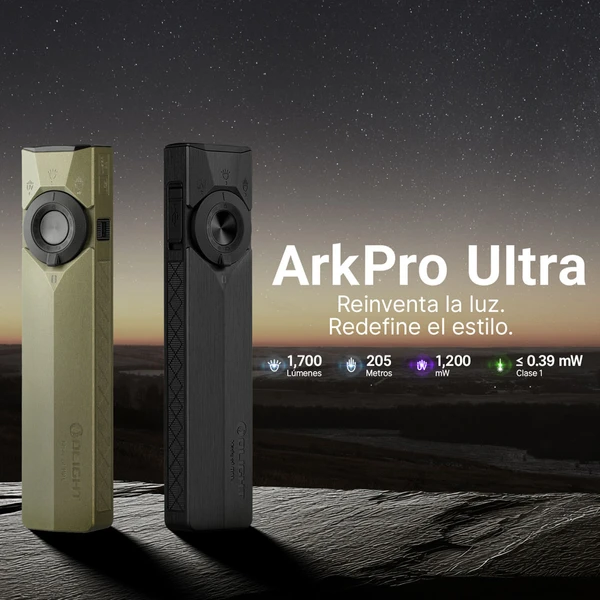 ArkPro Ultra Linterna EDC Multifuncional Unibody Plana 1700