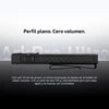 Olight ArkPro Ultra negra de perfil lateral, diseño plano para transporte discreto y ligero, ideal para viajes.
