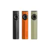 Linternas planas Olight ArkPro en negro, naranja y verde militar con selector central para uso diario y camping