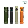 Olight Baton Ultra linterna táctica verde oliva con clip de bolsillo para uso diario y camping