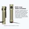 Olight Baton Ultra linterna táctica verde oliva, doble carga y USB-C, para uso en exteriores y diario