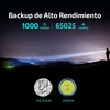Linterna de alto rendimiento, 1000 lúmenes, 65025 candelas, excursión nocturna, iluminación de montaña.