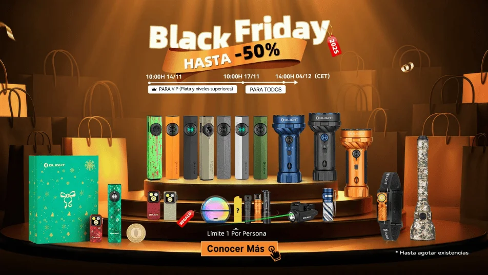 Olight ArkPro Series: linternas de colores, hasta 20% descuento. Replantea la luz, redefine el estilo.