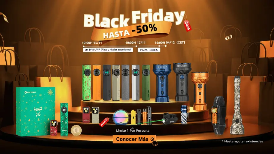 Olight ArkPro Series: linternas de colores, hasta 20% descuento. Replantea la luz, redefine el estilo.