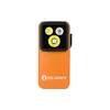 Linterna frontal naranja Olight Oclip 2 Pro con triple LED recargable y clip magnético multiusos para emergencias