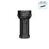 Linterna Olight potente negra recargable para exteriores con botón giratorio y promoción de regalo gratis