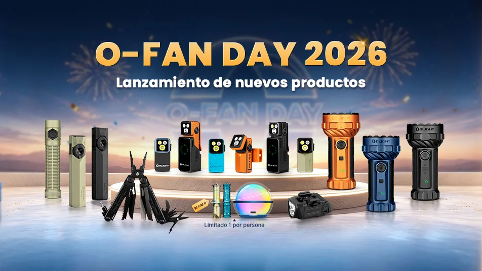 Ahorra en grande con O-Fan Day 2026 y las mejores ofertas en linternas LED con la venta flash de Olight España
