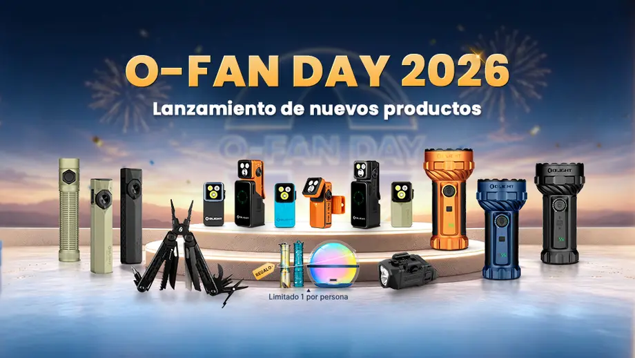 Ahorra en grande con O-Fan Day 2026 y las mejores ofertas en linternas LED con la venta flash de Olight España