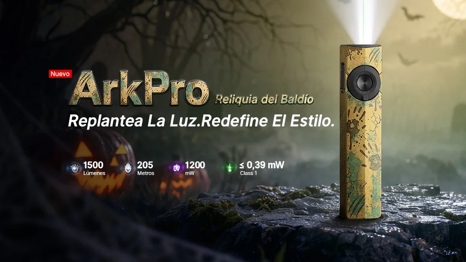 ArkPro Class 1 (Wasteland Relic): Linterna EDC Edición Limitada de Halloween