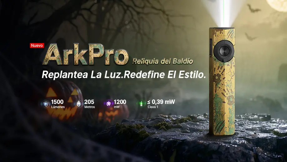 ArkPro Class 1 (Wasteland Relic): Linterna EDC Edición Limitada de Halloween