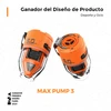 Bomba de aire portátil Max Pump 3 de Flextail color naranja, ganadora del premio de diseño de París 2024