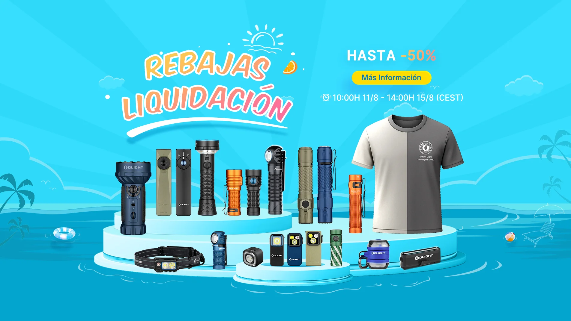Guía de compras Olight Rebajas de julio y agosto para equipar tu aventura de verano con la mejor linterna táctica y chollo de vacaciones